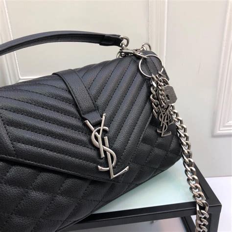 ysl purse chain strap|YSL black bag with chain.